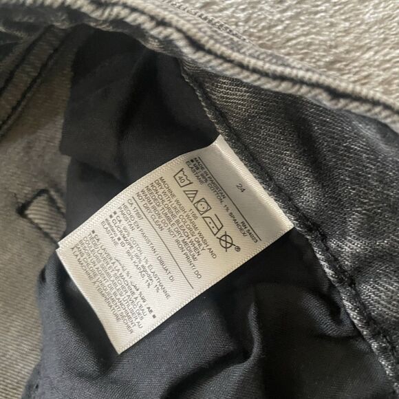 Old Navy Jeans Women's Plus 24 Black O.G. Straight High Rise Secret Slim Pockets - Picture 5 of 14